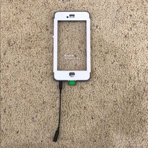 iPhone 6 Plus Lifeproof case in white and grey